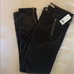 NWT cordoroy moto pants